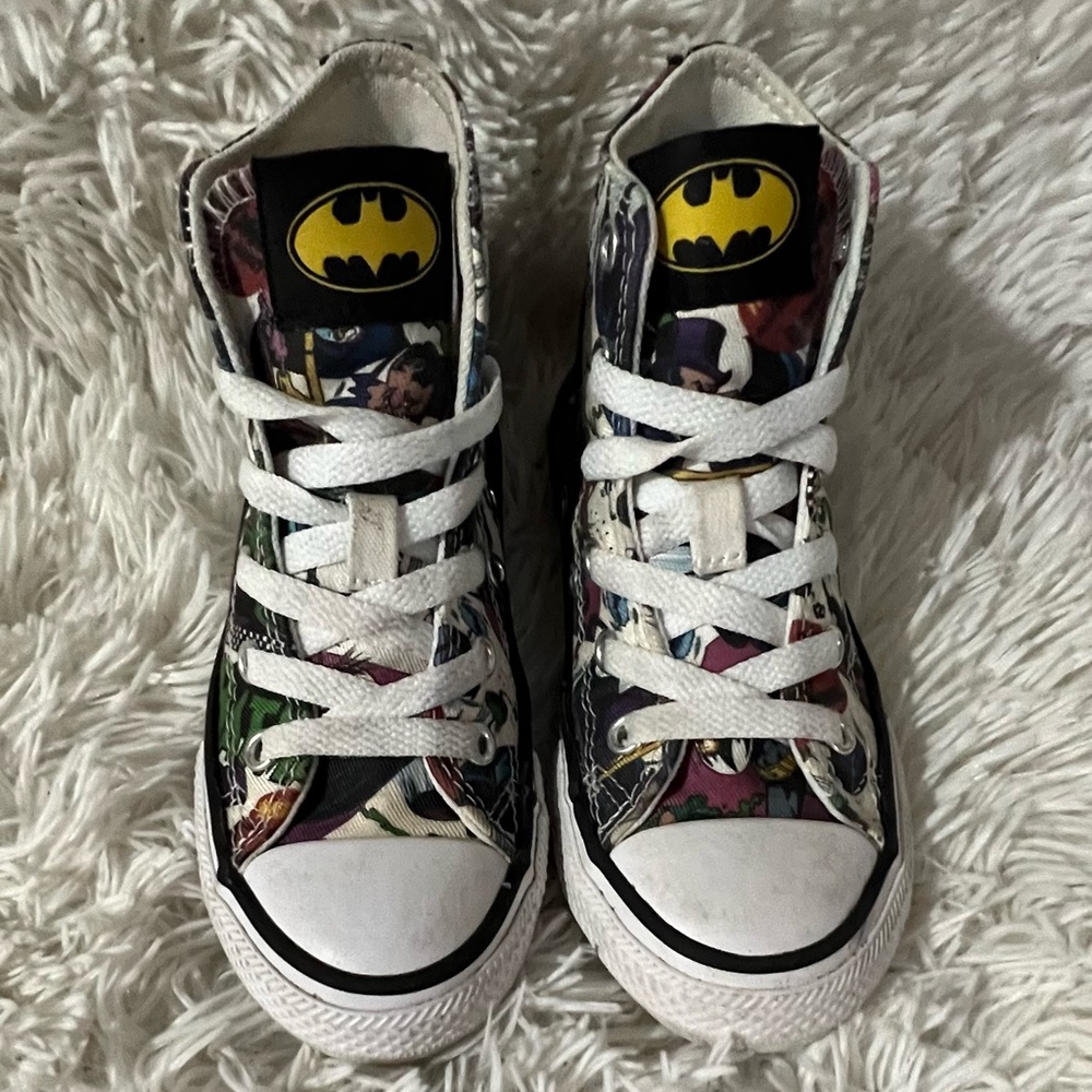 Preschool 80th anniversary Batman Converse.